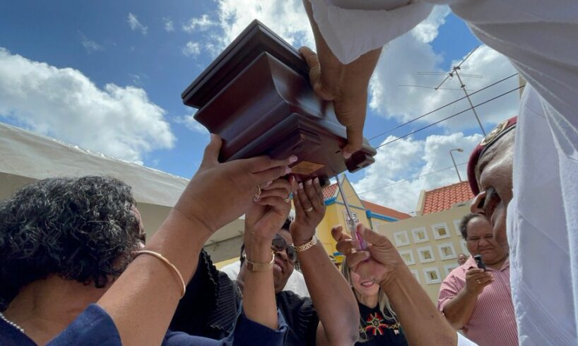 Sealing of the Chest with Soil from the Birthplace of Manuel Piar