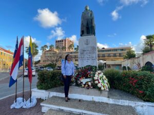 Honoring Piar in Curacao
