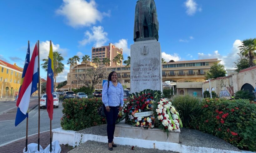 Honoring Piar in Curacao