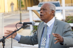 Tico Vos interviewing late Pacheco Domacassé on Curaçao Freedom Fighters